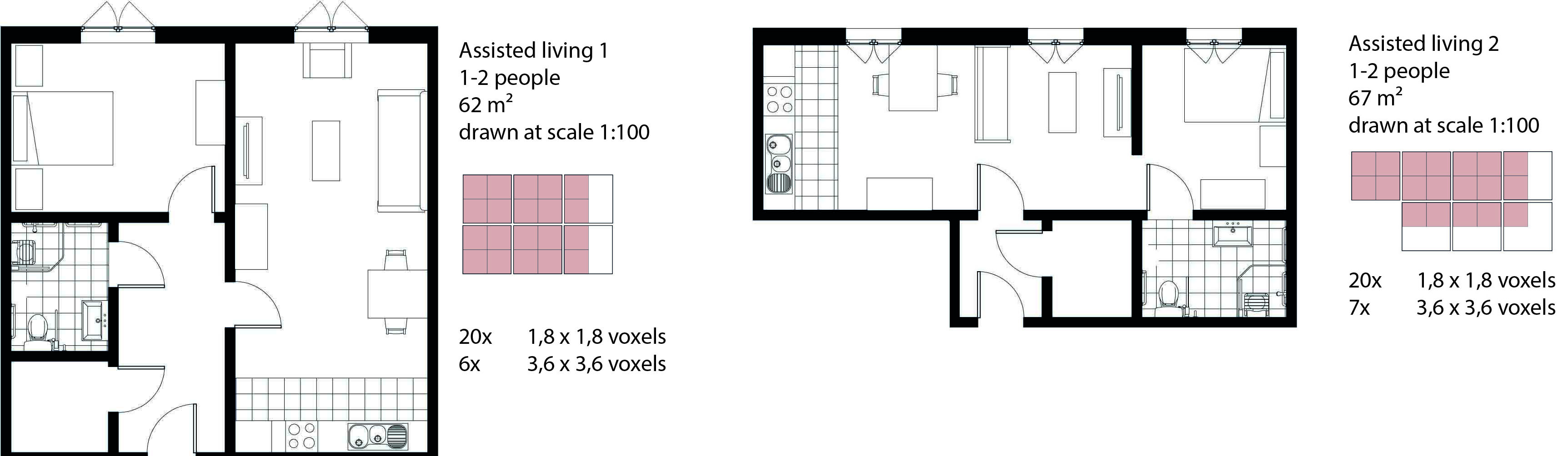 Floorplan - Assisted living I and Assisted living II